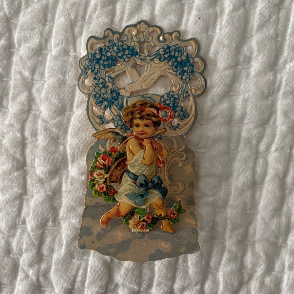 Vintage Angel Pop Up Card
